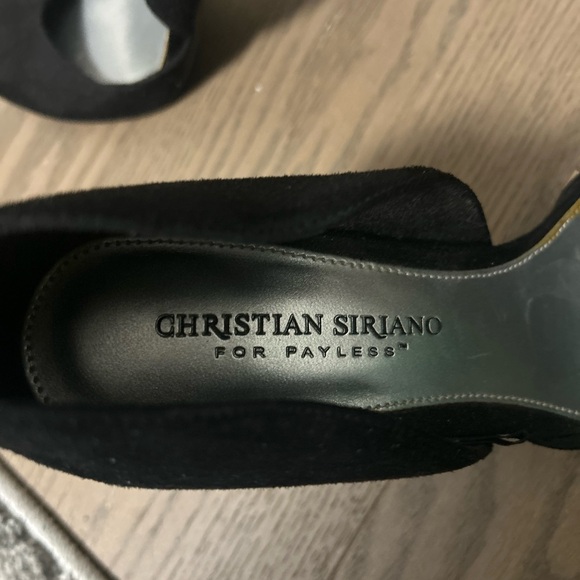 Christian Siriano Black Pointed Heels - Picture 3 of 4